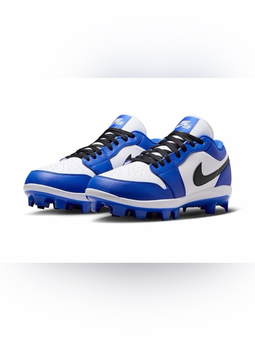 Jordan Mens 1 Low Retro 1 MCS Game Royal Size 15 Blue Football Shoes Cleats